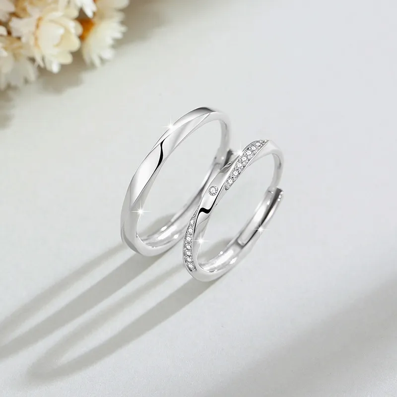 JESCAKOO S925 Sterling Silver Rings Unisex-3