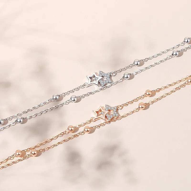 JESCAKOO S925 Silver Bracelets Women's-4