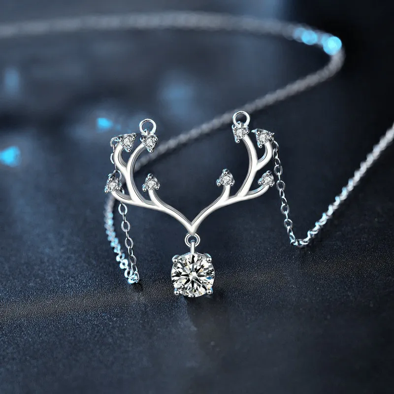 JESCAKOO S925 Silver Necklaces Women's-2