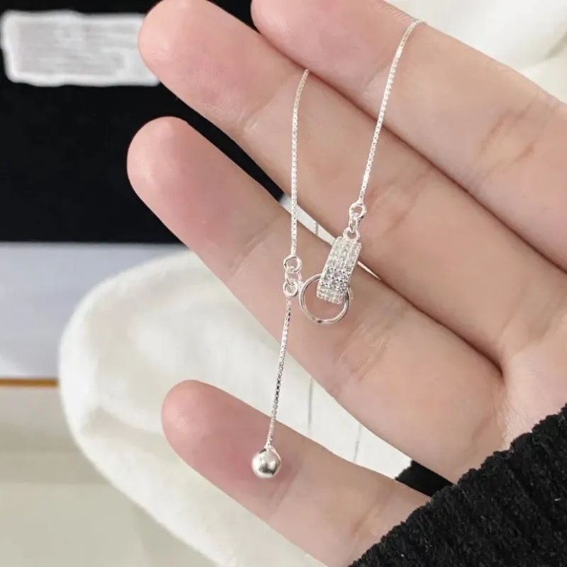 JESCAKOO S925 Silver Necklaces Women's-2