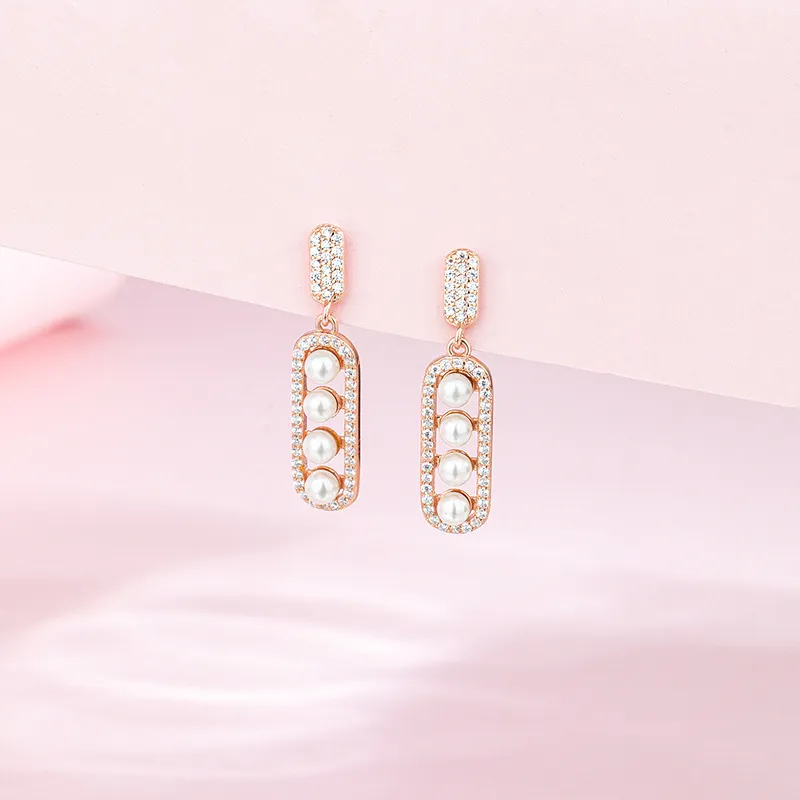 JESCAKOO S925 Silver Earrings Women's-4
