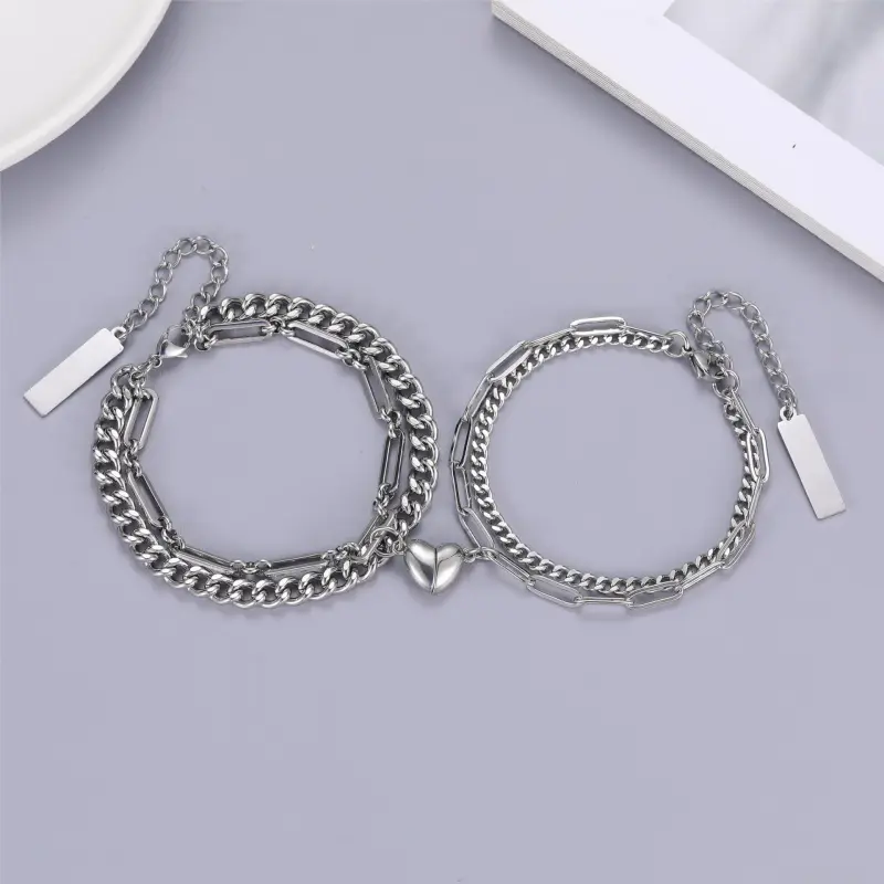 JESCAKOO S925 Silver Bracelets Unisex-8