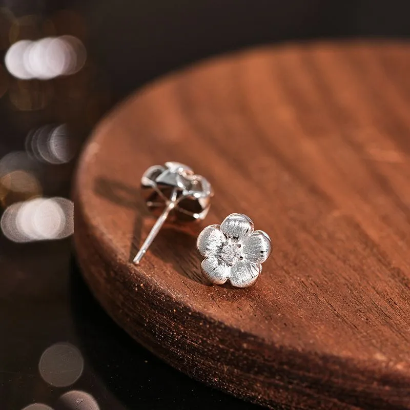 JESCAKOO S925 Silver Stud Earrings Women's-2
