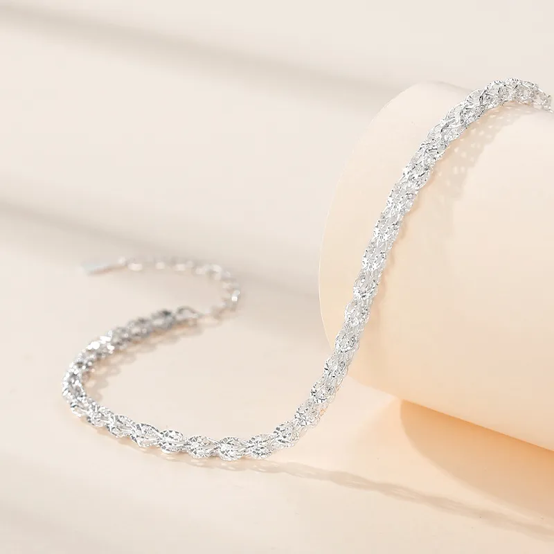 JESCAKOO S925 Sterling Silver Bracelets Women's-2