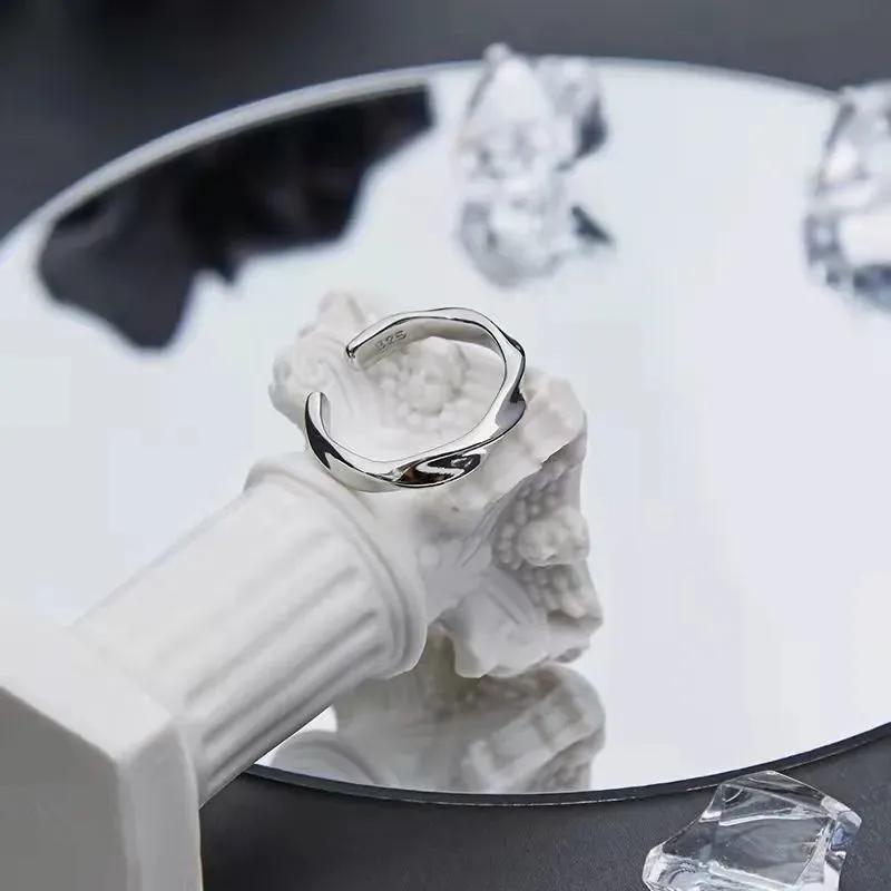 JESCAKOO S925 Sterling Silver Rings Men's-5
