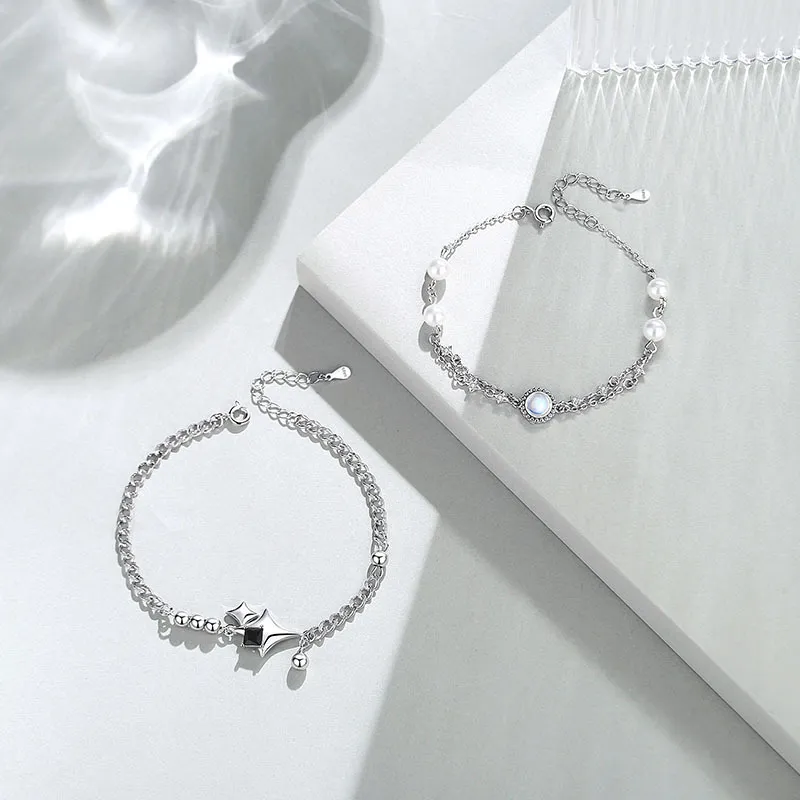 JESCAKOO S925 Silver Bracelets Unisex-4