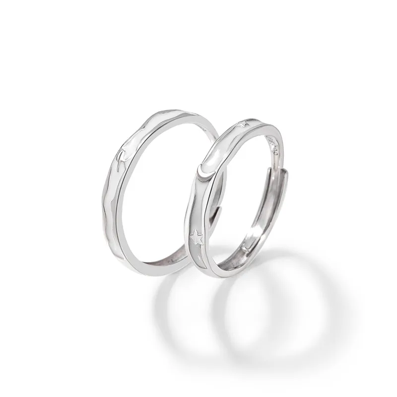 JESCAKOO S925 Sterling Silver Rings Unisex-5