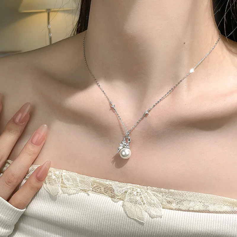 JESCAKOO S925 Sterling Silver Necklaces Women's-1