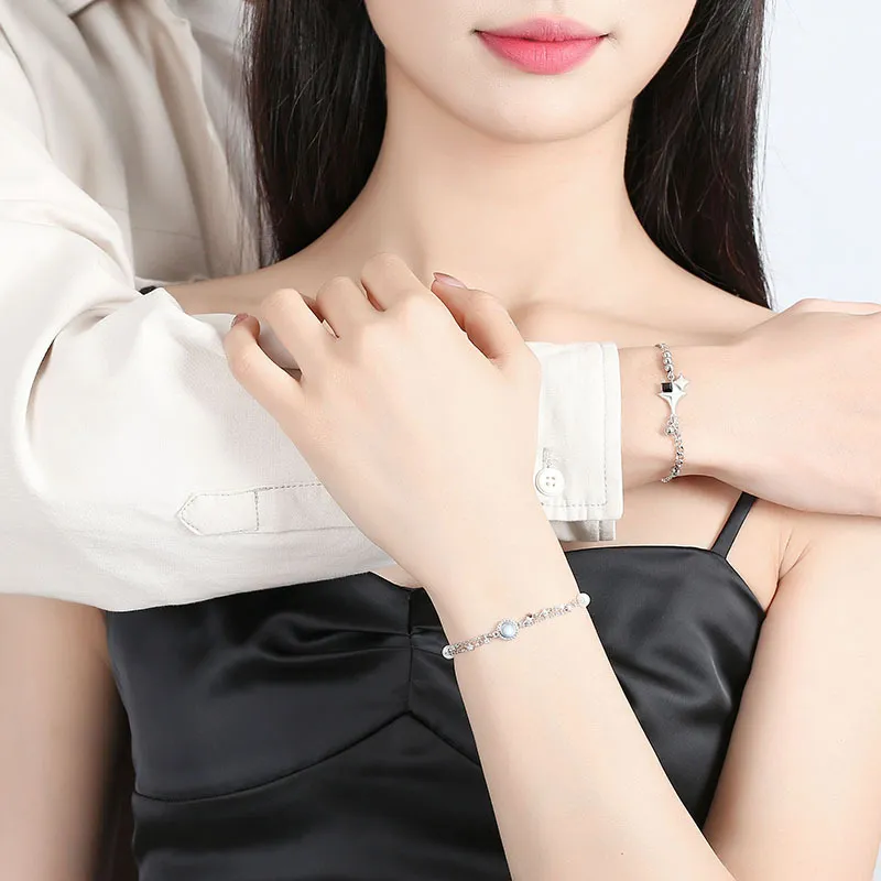 JESCAKOO S925 Silver Bracelets Unisex-3