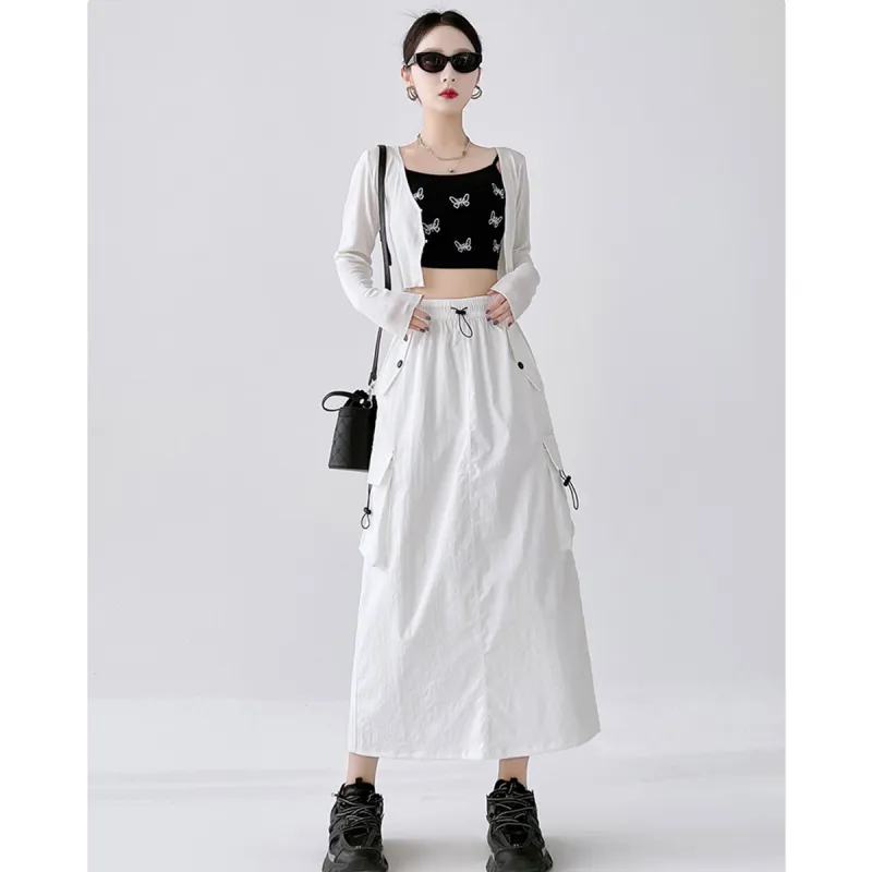 Urban Beauty Casual Long Skirt Women's-4