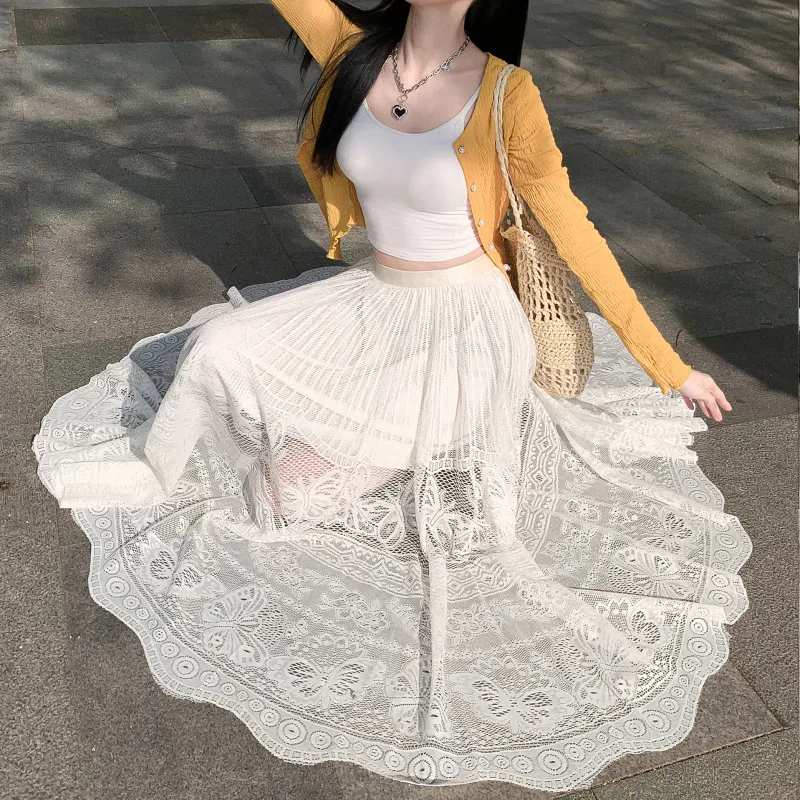 Urban Beauty Casual Long Skirt Women's-4