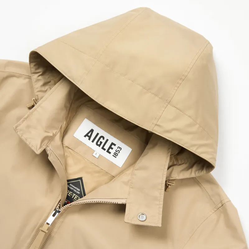 AIGLE Jackets Coats Men's Apricot Rattan-5