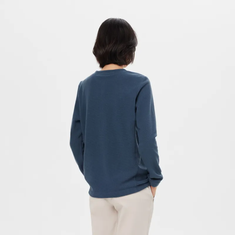 AIGLE POLARTEC Sweatshirt Women's Light Navy Blue-2