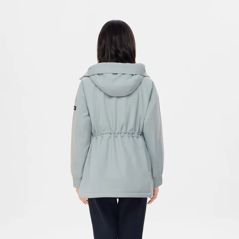 AIGLE Puffer Jacket Women's Steam Green-4