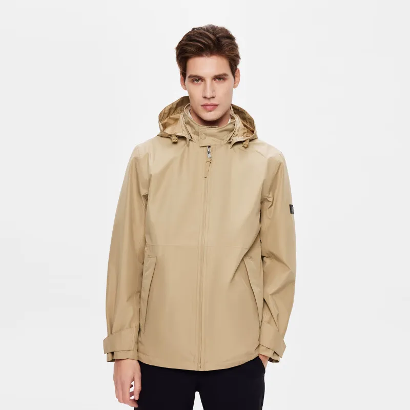 AIGLE Jackets Coats Men's Apricot Rattan-2