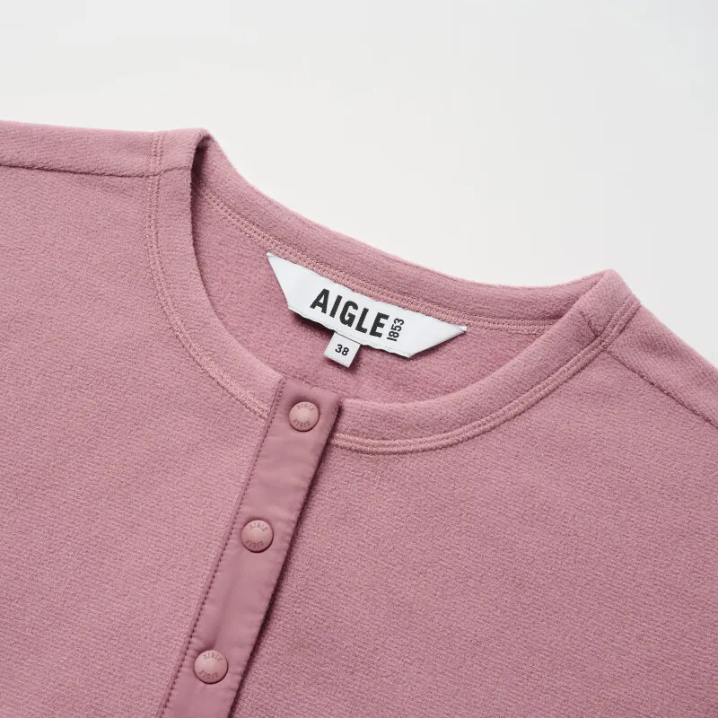 AIGLE POLARTEC Sweatshirt Women's Dried Rose-2