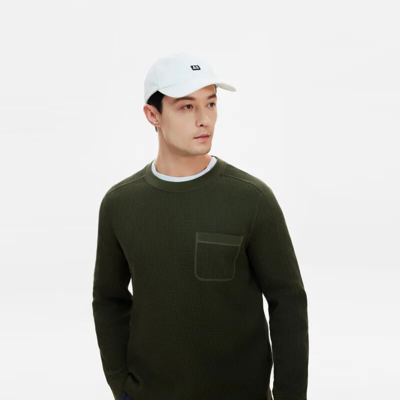 AIGLE Sweatshirt Men Avocado Green-3