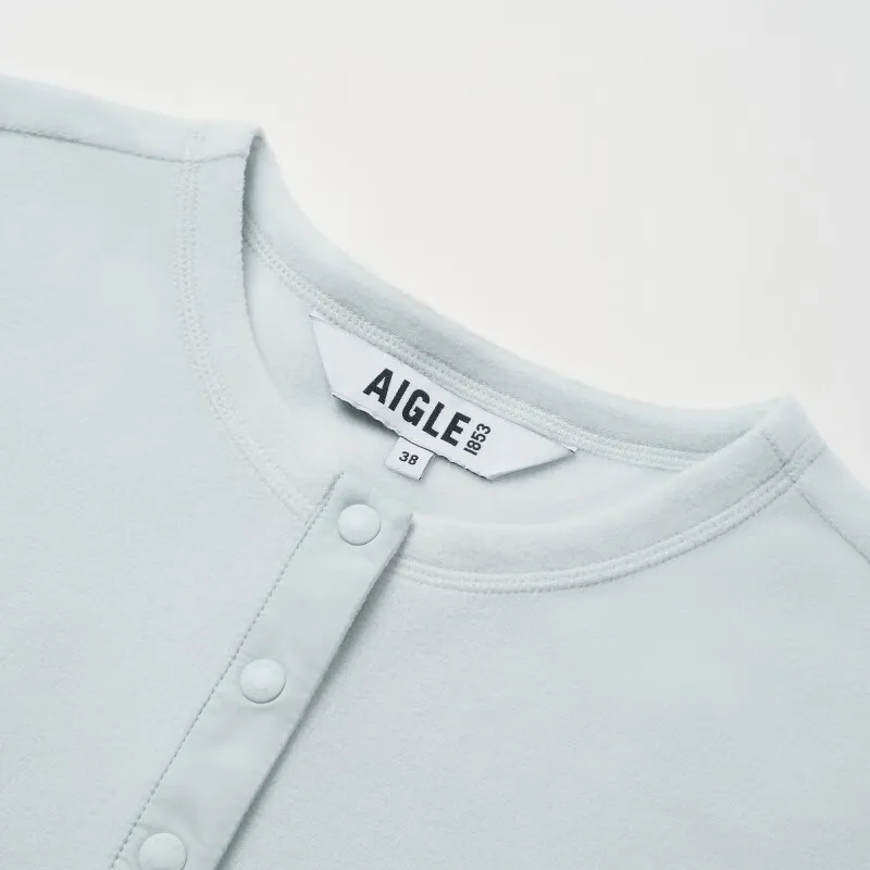 AIGLE POLARTEC Sweatshirt Women's Icy Clear Blue-2