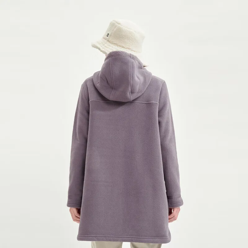 AIGLE Velvet feel Coat Women's Smokey Mauve-2