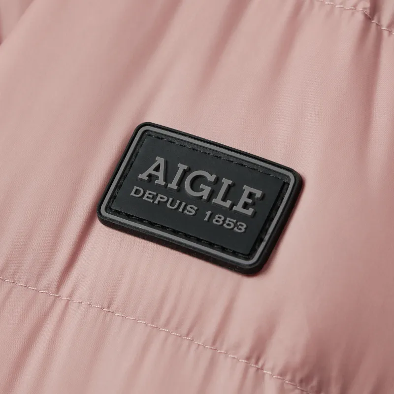 AIGLE Down Jacket Women's Deep Rosewood Pink-4