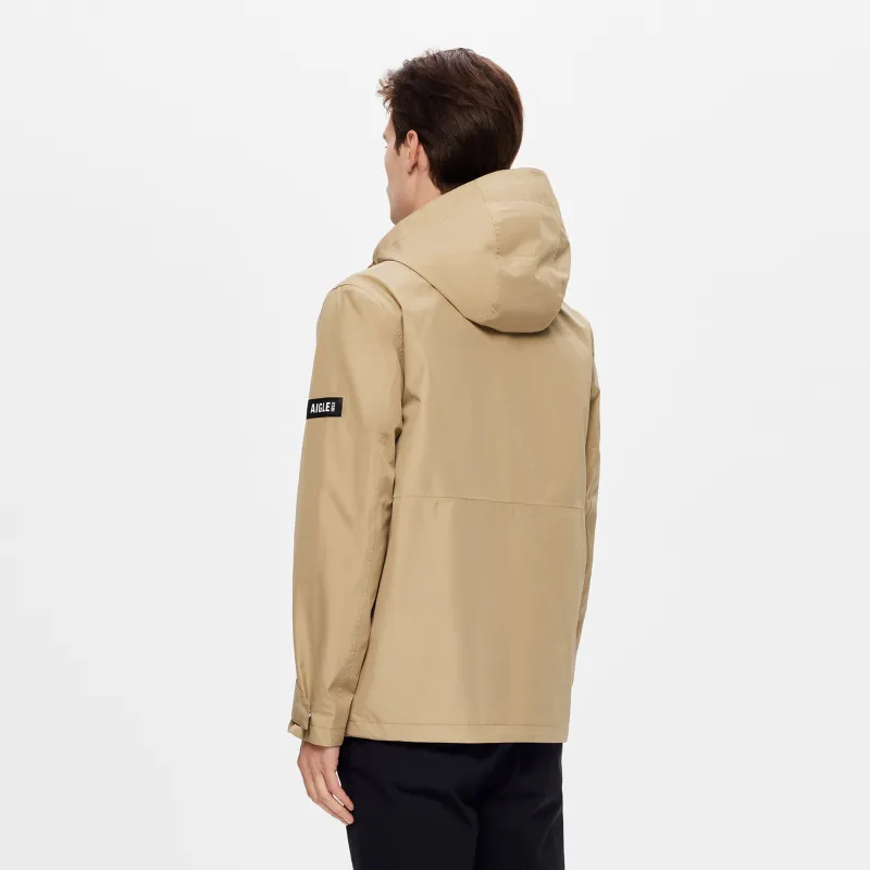 AIGLE Jackets Coats Men's Apricot Rattan-4