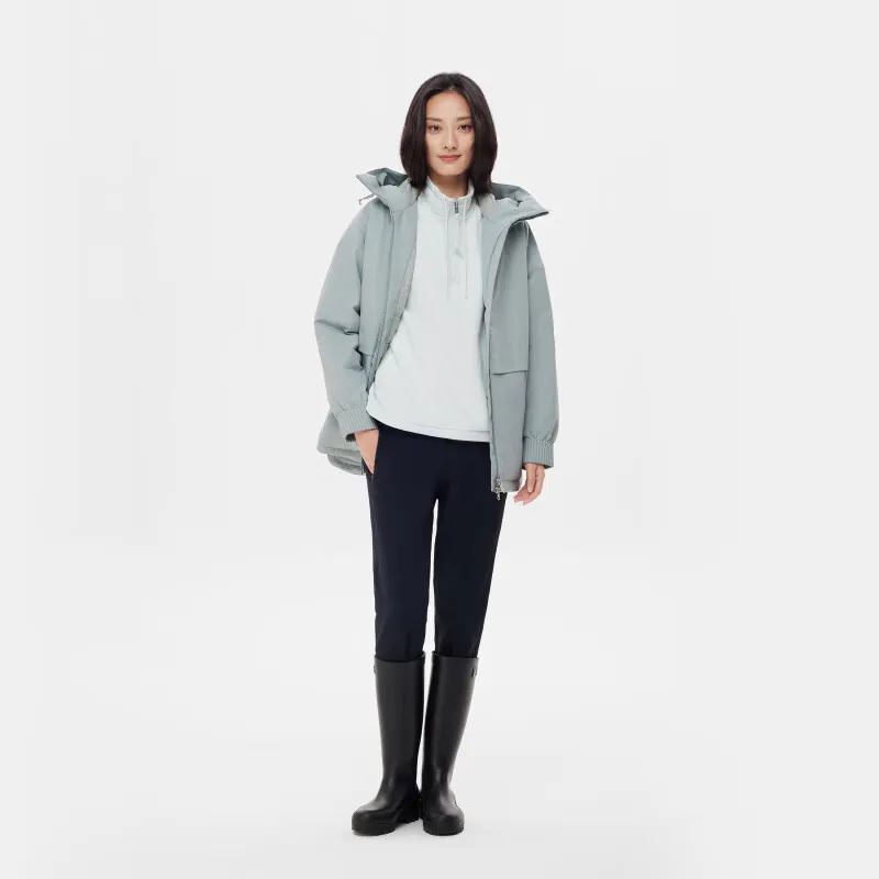 AIGLE Puffer Jacket Women's Steam Green-3