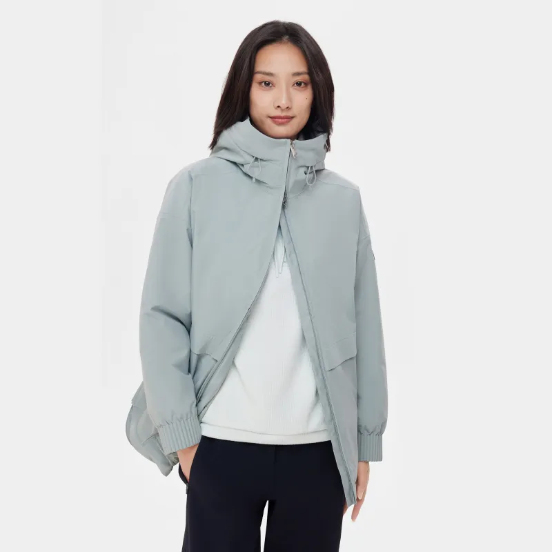 AIGLE Puffer Jacket Women's Steam Green-2
