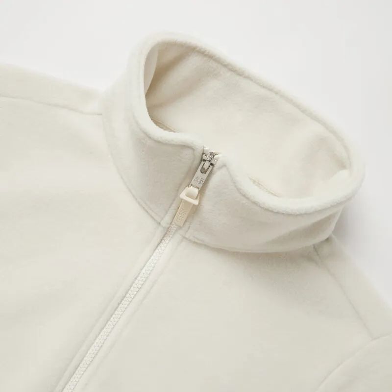 AIGLE Velvet feel Coat Women's Dove Milk White-2