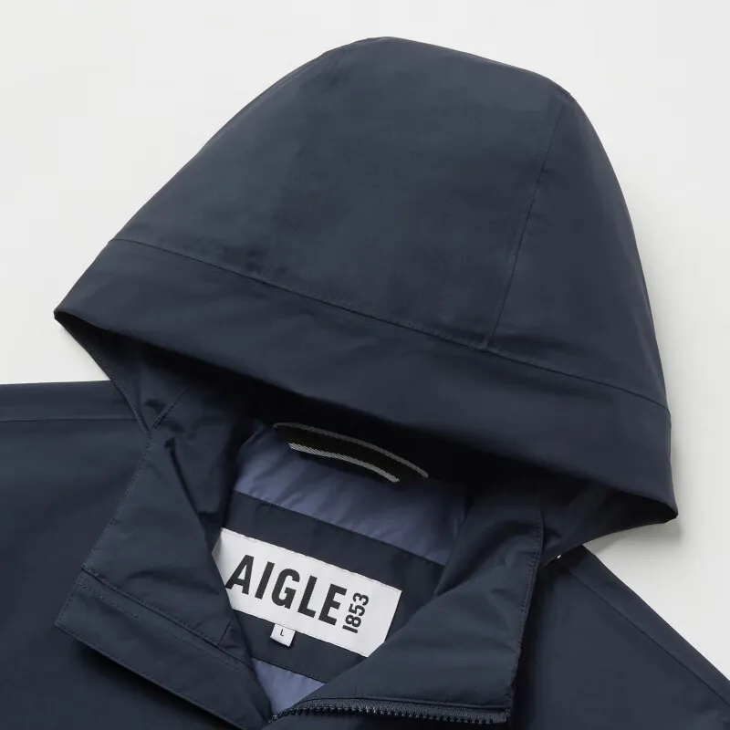 AIGLE FW24 Jacket Men Imperial Dark Blue-4