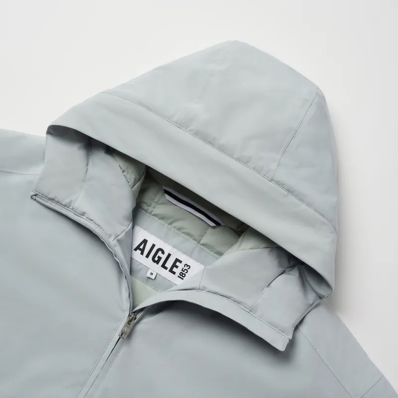 AIGLE Puffer Jacket Women's Steam Green-5