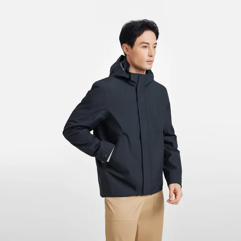 AIGLE FW24 Jacket Men Imperial Dark Blue-3