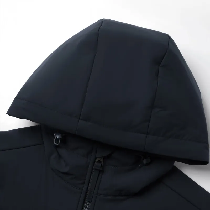AIGLE Velvet feel Coat Men's Black-3