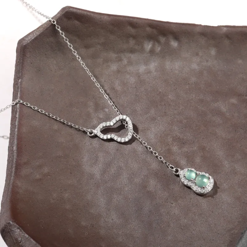 ZUOYUJU Glutinous Jade Necklaces Women's-2