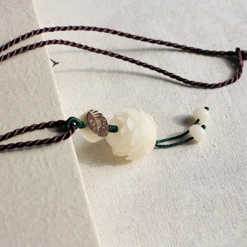 ZUOYUJU Bodhi Root Necklaces Unisex-2