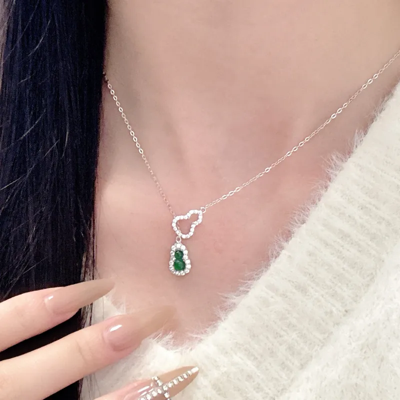 ZUOYUJU Glutinous Jade Necklaces Women's-7