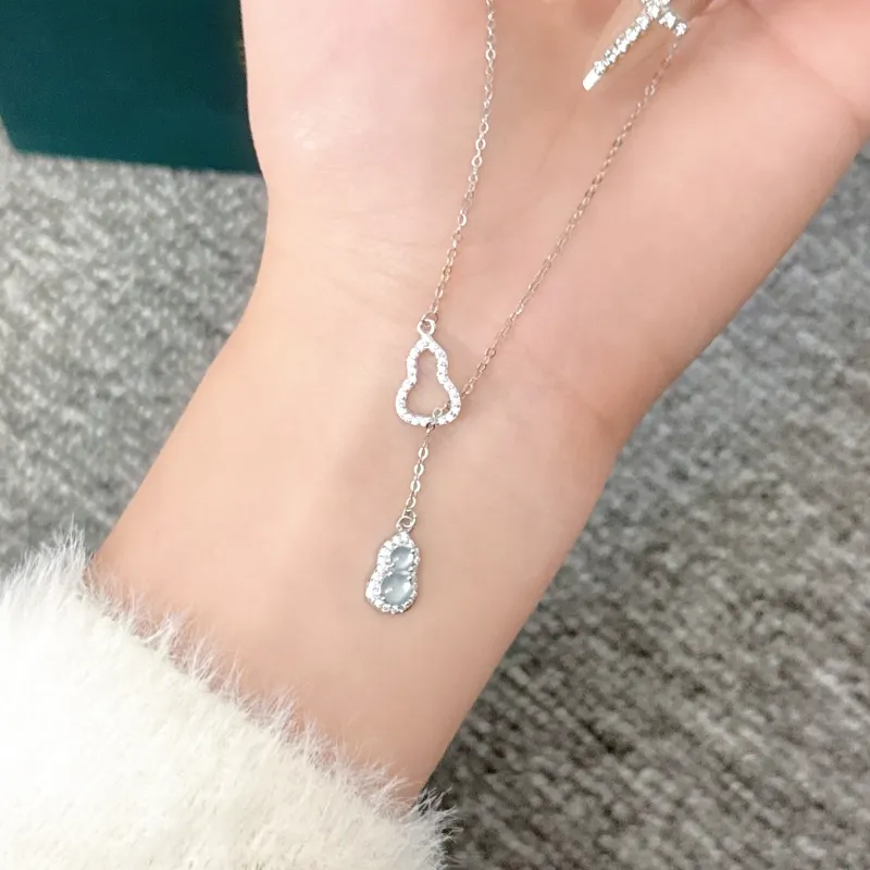 ZUOYUJU Glutinous Jade Necklaces Women's-5
