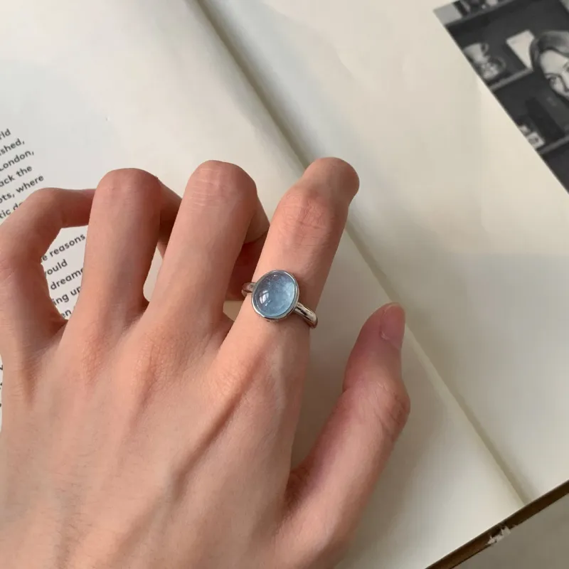 ZUOYUJU Colored Glaze Rings Unisex-6