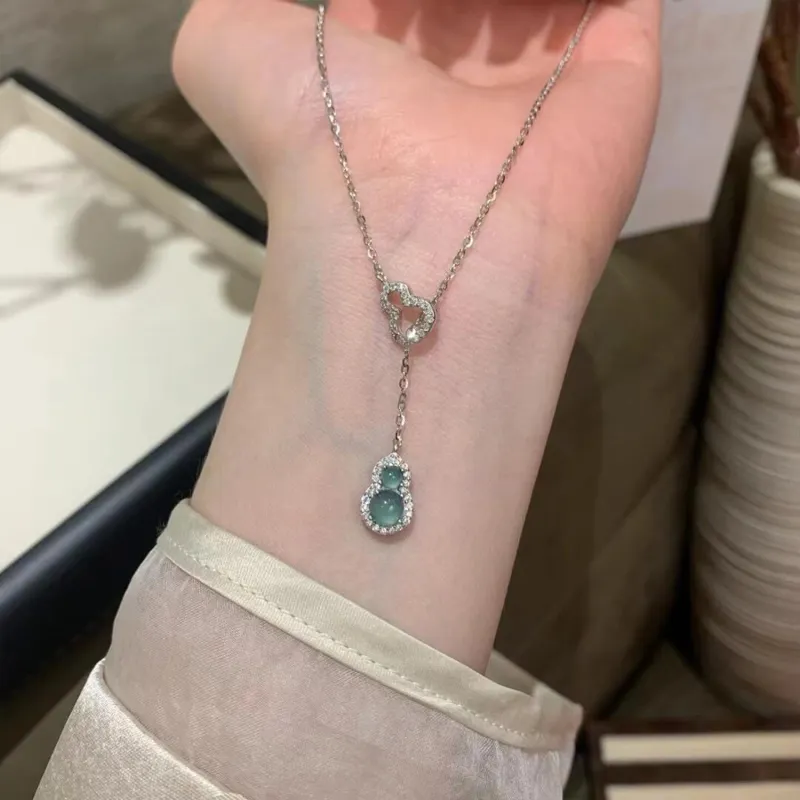 ZUOYUJU Glutinous Jade Necklaces Women's-3