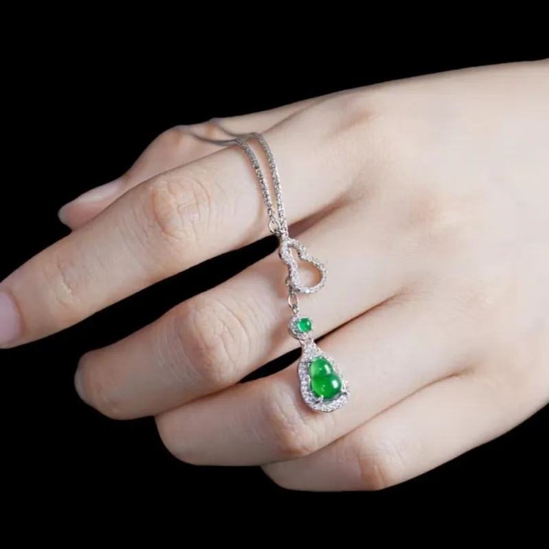 ZUOYUJU Glutinous Jade Necklaces Women's-10