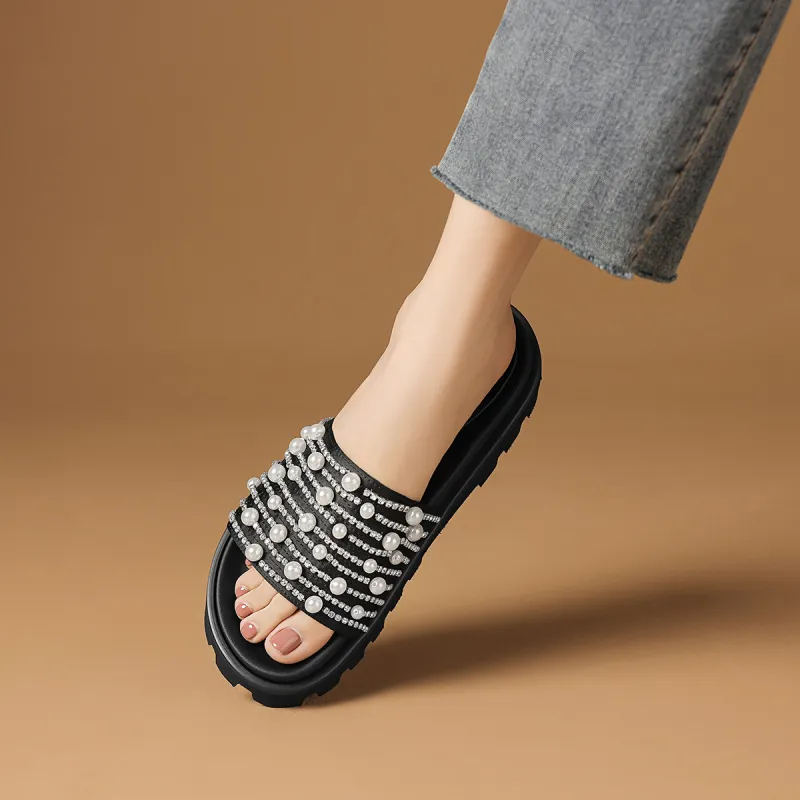 Rosa Bianca Slide Slippers Women's-6