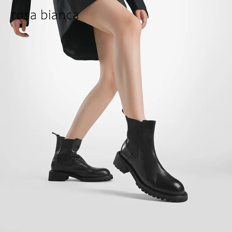 Rosa Bianca Short Chelsea Boots Women's-1