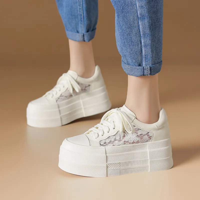 Rosa Bianca Lightweight And Breathable Low Top Skateboard Shoes Women's-7