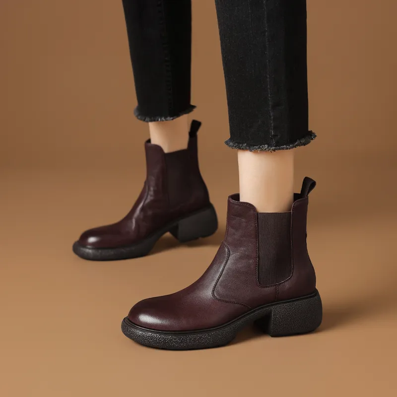 Rosa Bianca Short Chelsea Boots Women's-8