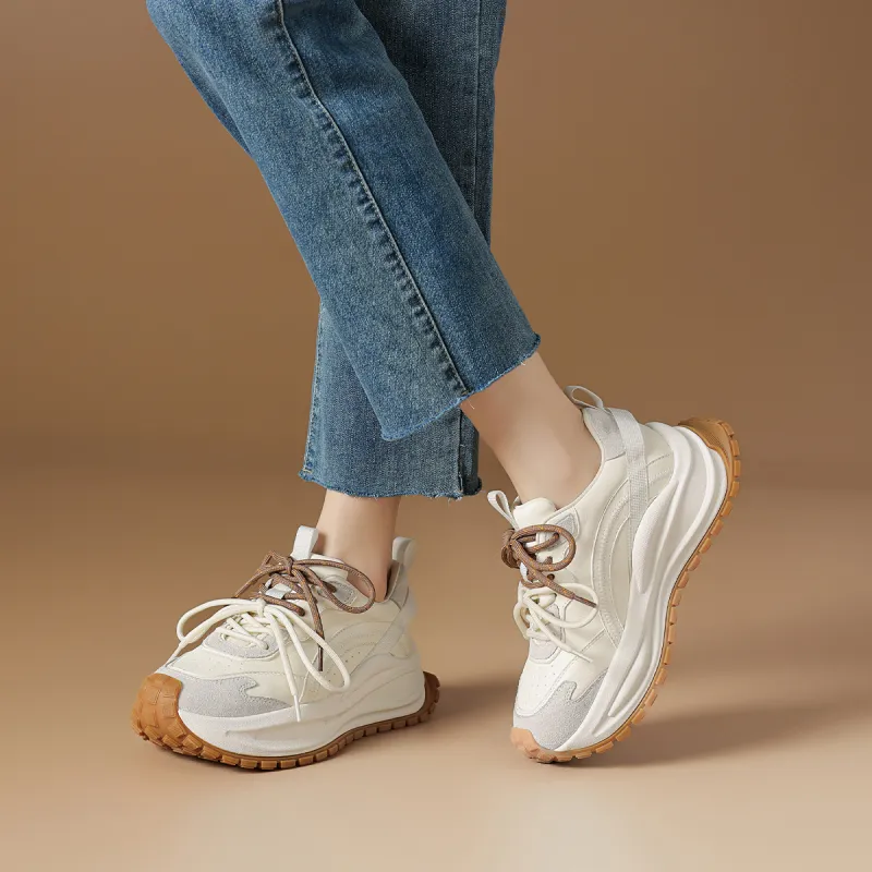 Rosa Bianca Lightweight Height Increasing Low-Top Casual Shoes Women's-5