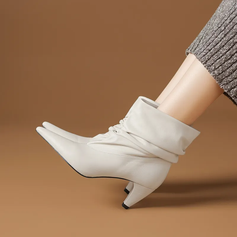 Rosa Bianca Ankle Boots 6.8cm Women's-10