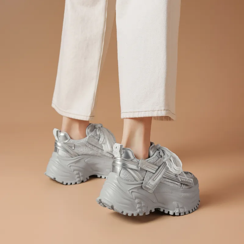Rosa Bianca Low-Top Chunky Sneakers Women's-14