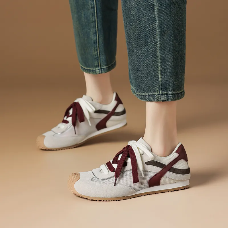 Rosa Bianca German Army Trainers Lightweight And Breathable Low Top Casual Shoes Women's-1