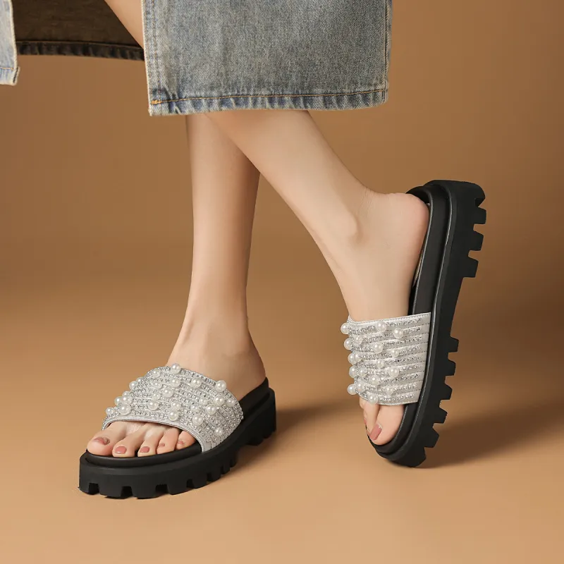 Rosa Bianca Slide Slippers Women's-13