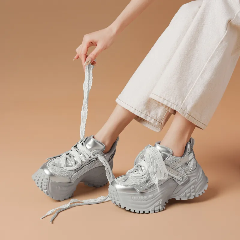 Rosa Bianca Low-Top Chunky Sneakers Women's-9