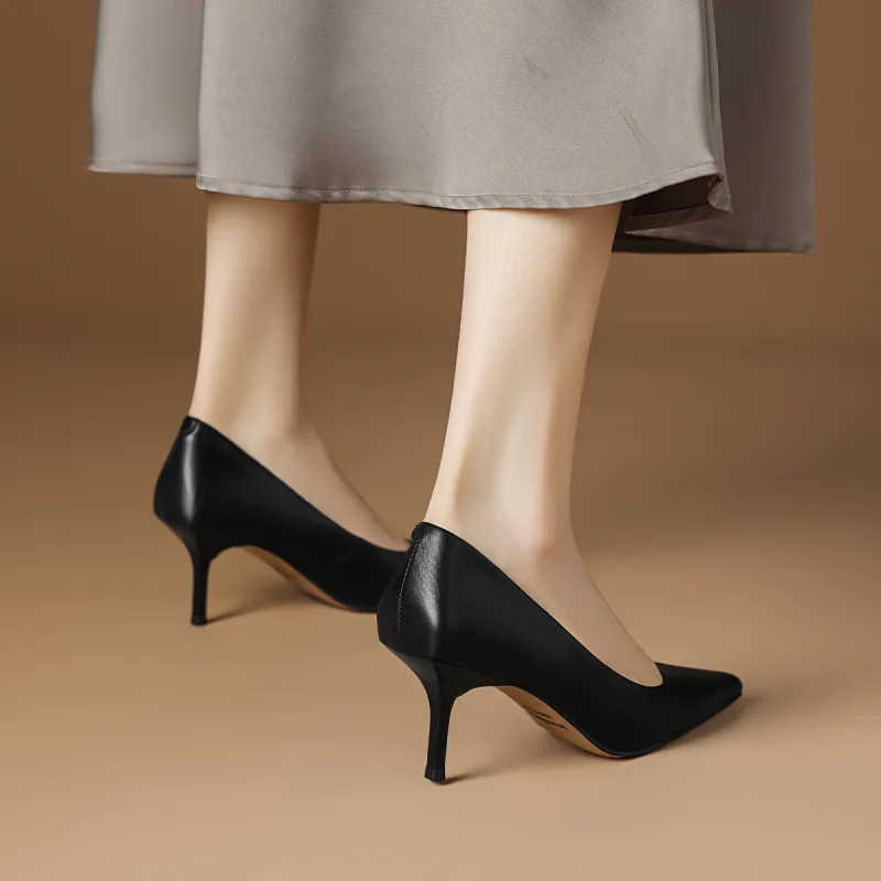 Rosa Bianca Slim Heel High Heels 6.5cm Women's-5